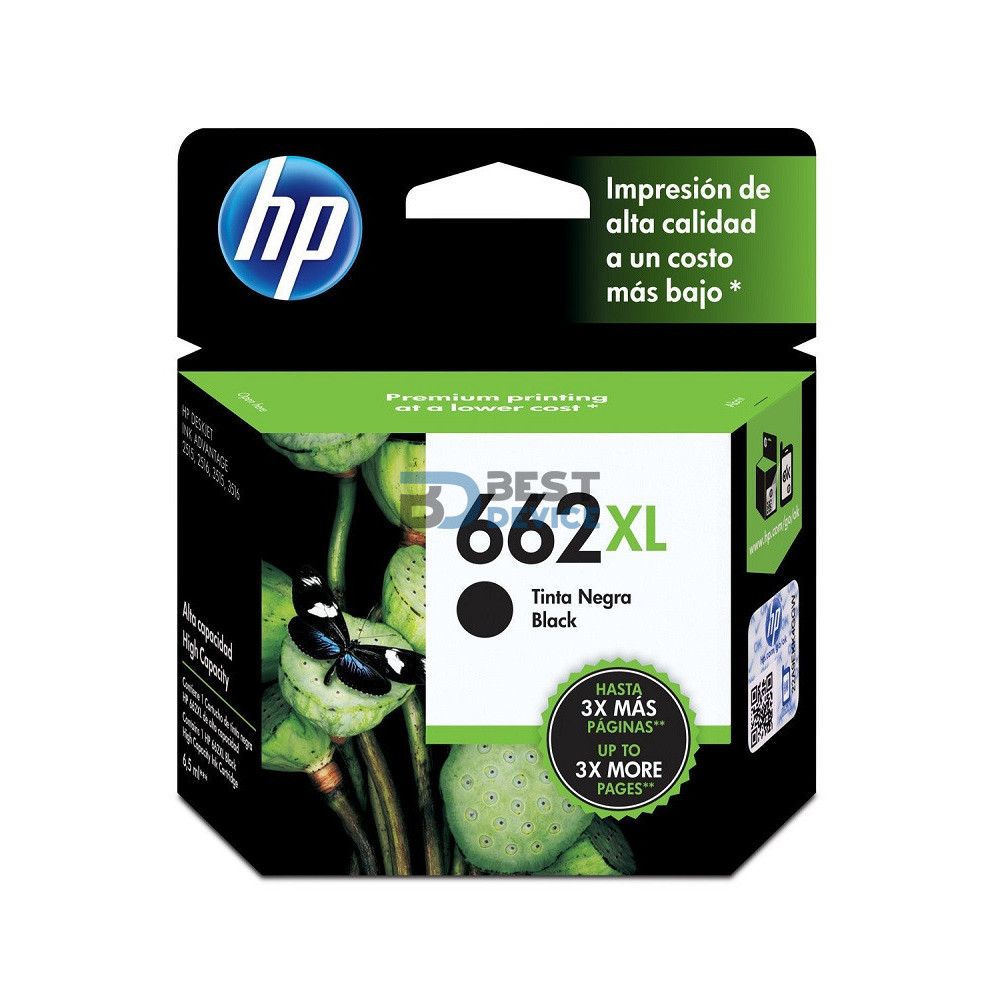 TINTA HP CZ105AL 662XL NEGRA TINTA HP CZ105AL 662XL NEGRA