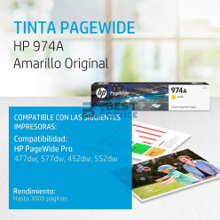 TONER HP L0R93AL (974A) AMARILLO