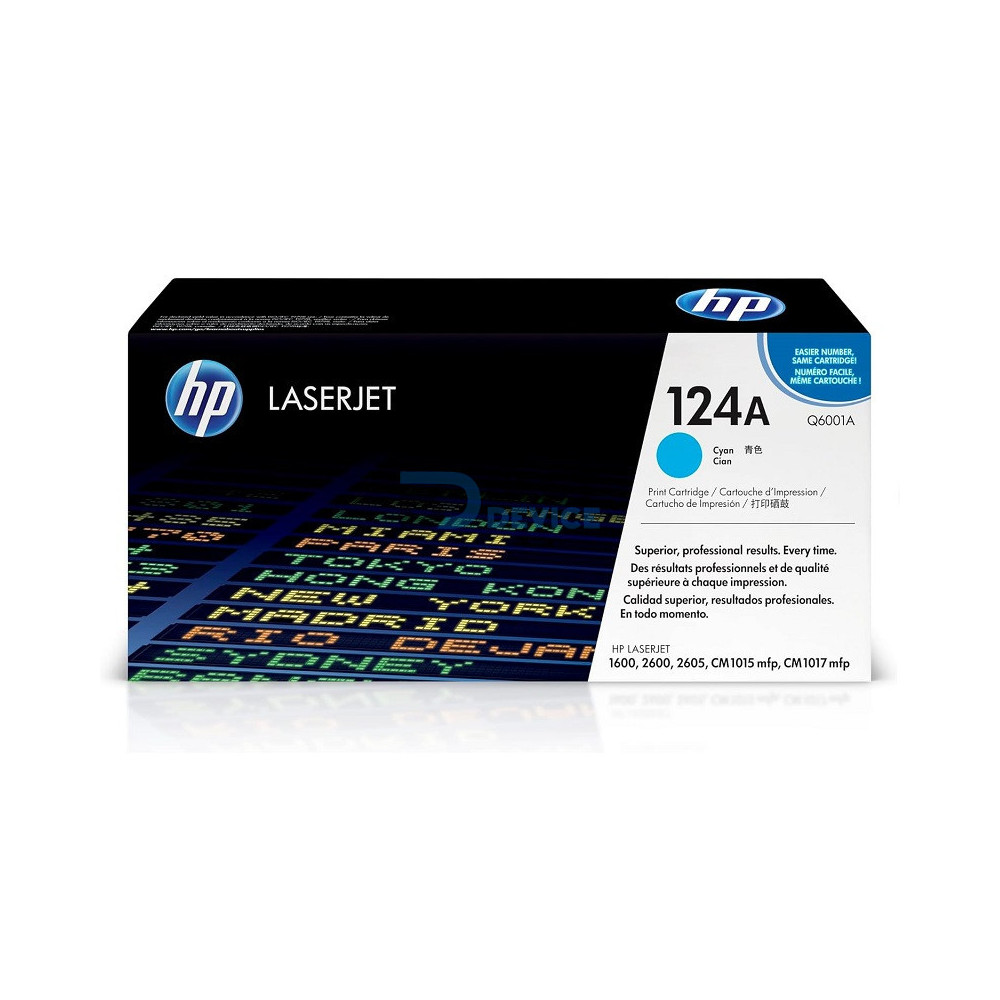 TONER HP Q6001A (124A) CYAN TONER HP Q6001A (124A) CYAN