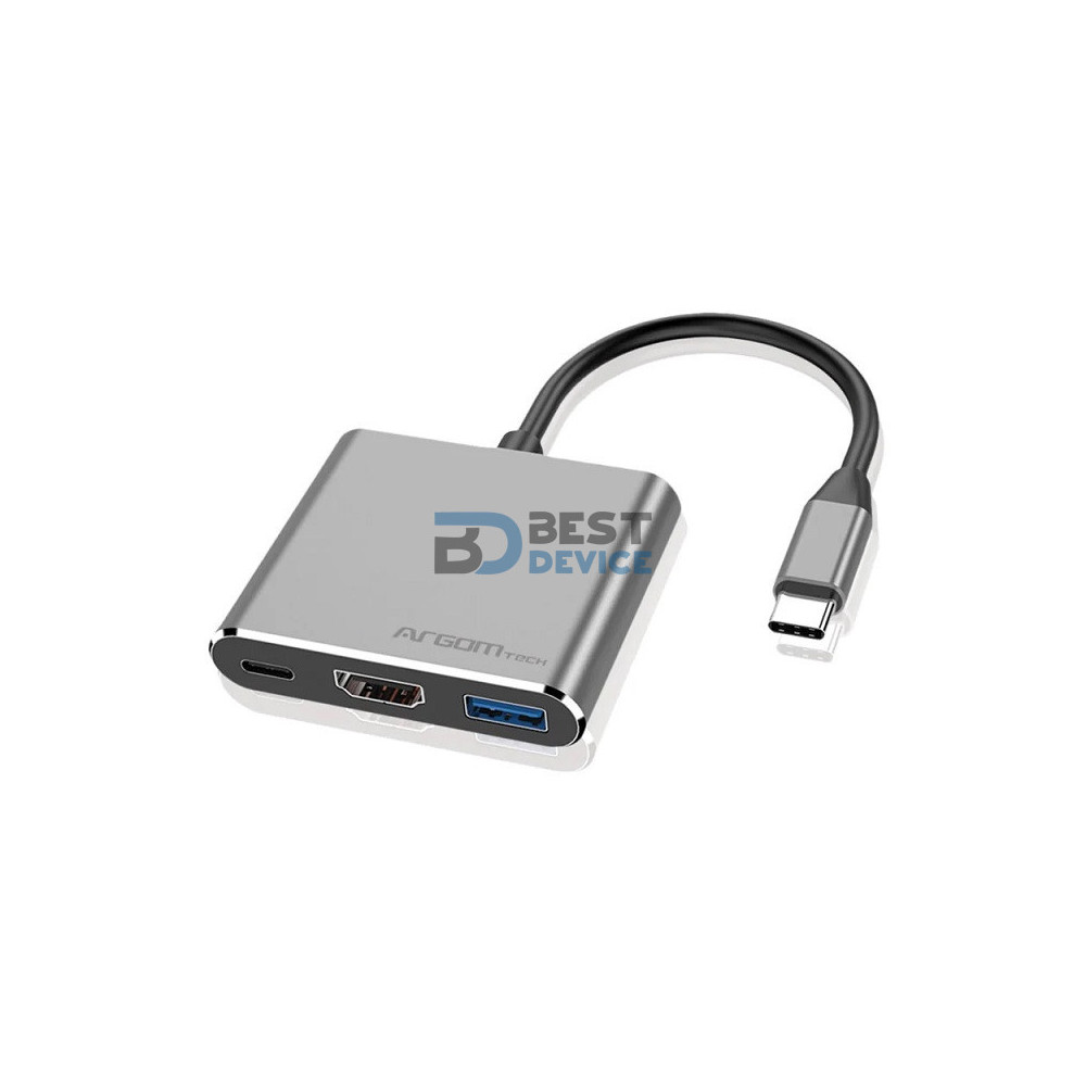ADAPTADOR ARGOMTECH ARG-UB-0181 3 EN 1 TIPO C ADAPTADOR ARGOMTECH ARG-UB-0181 3 EN 1 TIPO C