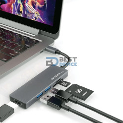 ADAPTADOR ARGOMTECH ARG-UB-0183 5 EN 1 TIPO C