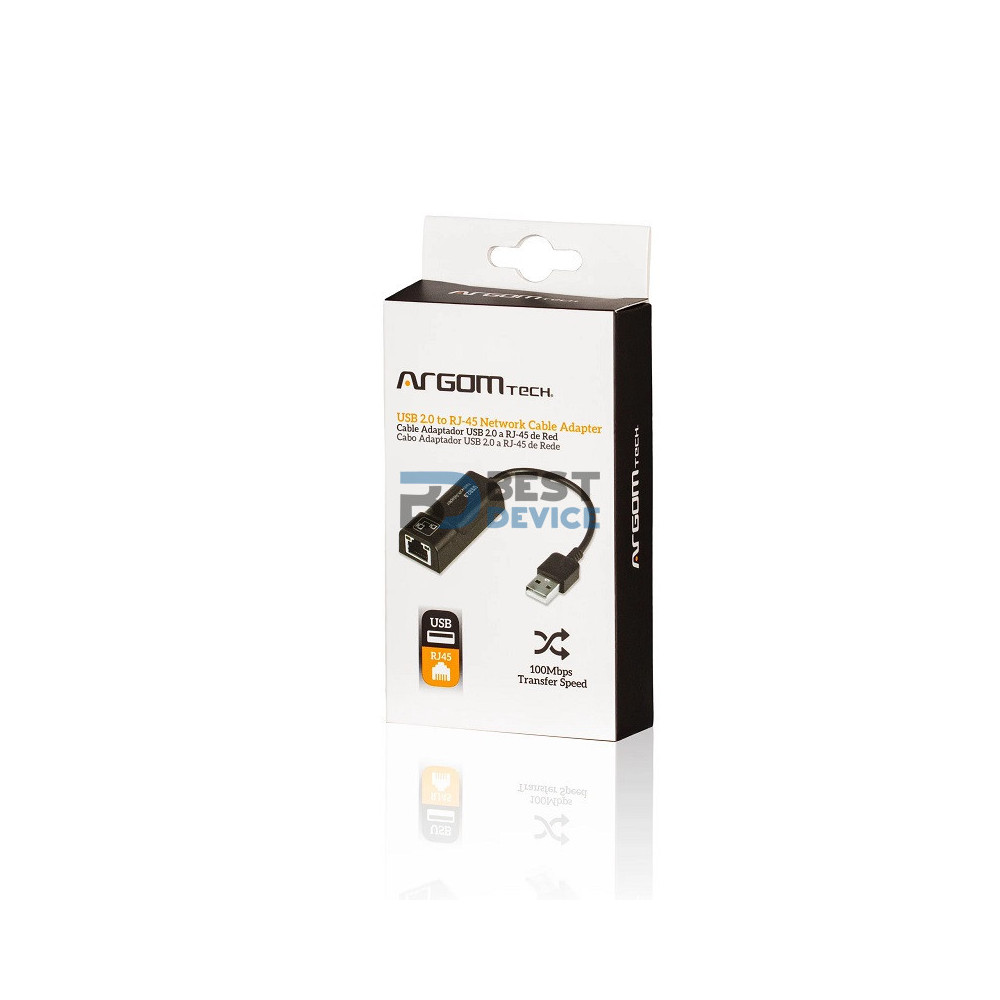 ADAPTADOR ARGOMTECH ARG-CB-0045 USB RJ45 ADAPTADOR ARGOMTECH ARG-CB-0045 USB RJ45
