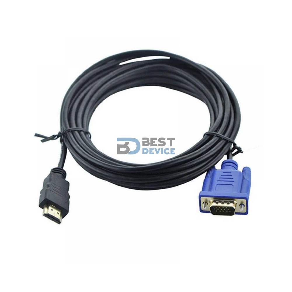 CABLE HDMI A VGA 5 MTS CABLE HDMI A VGA 5 MTS