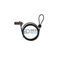 CABLE DE SEGURIDAD ARGOMTECH PARA NOTEBOOK ARG-KL-5001 CON CLAVE