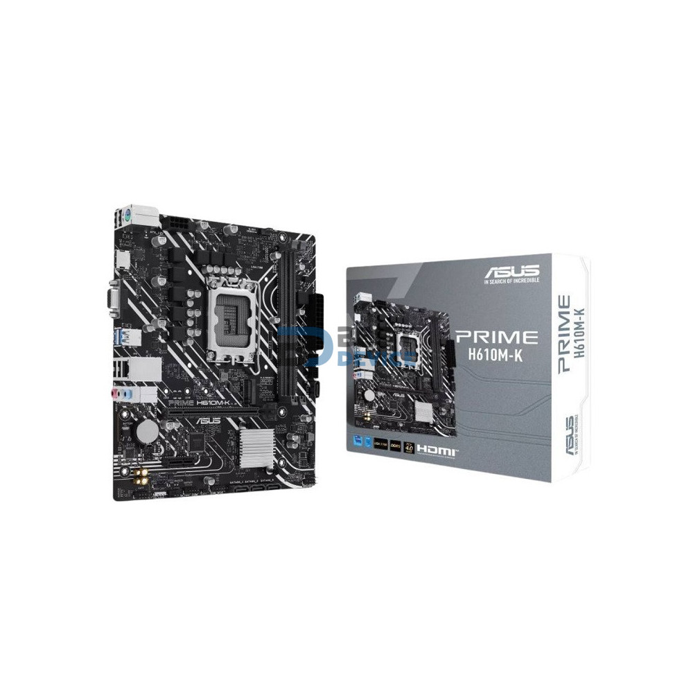 PLACA MADRE ASUS PRIME LGA1700 H610M-K M.2/DDR5/HDMI/VGA PLACA MADRE ASUS PRIME LGA1700 H610M-K M.2/DDR5/HDMI/VGA