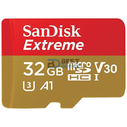 MEMORIA SANDISK SD 32GB EXTREME 100MB/S U3 V30 4K