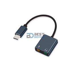 CABLE ADAPTADOR ARGOMTECH ARG-CB-0066 TIPO C A SONIDO ESTEREO