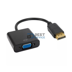 CABLE ADAPTADOR DISPLAY PORT MACHO A VGA HEMBRA