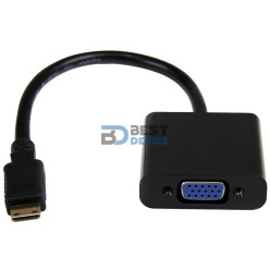 CABLE ADAPTADOR MINI HDMI A VGA