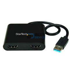 CABLE ADAPTADOR USB 3.0 A 2 HDMI