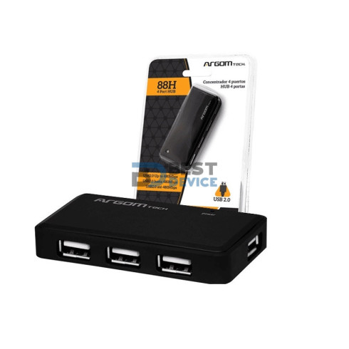 CABLE MULTIPUERTO ARGOMTECH ARG-UB-0088 USB ARGOM-4 PUERTOS 2.0