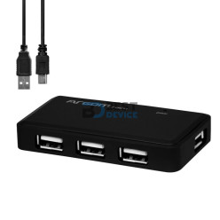 CABLE MULTIPUERTO ARGOMTECH ARG-UB-0088 USB ARGOM-4 PUERTOS 2.0