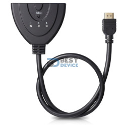 CABLE MULTIPUERTO HDMI 3PTOS
