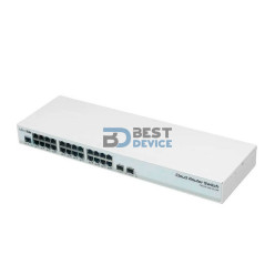 SWITCH ROUTER MIKROTIK CLOUD CRS326-24G-2S+RM L5.
