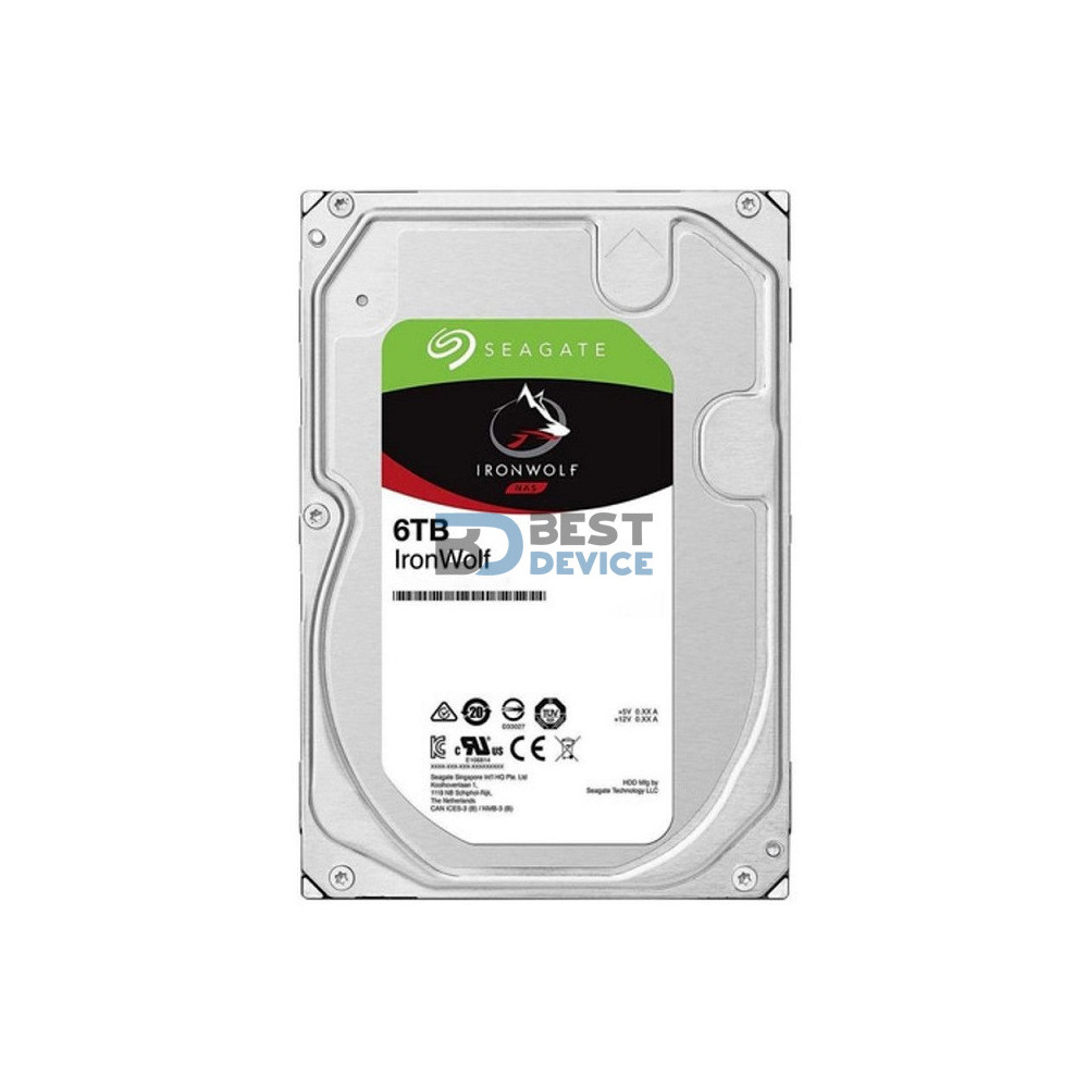 DISCO DURO SEAGATE 6 TB IRONWOLF NAS DISCO DURO SEAGATE 6 TB IRONWOLF NAS