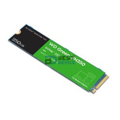SSD WESTERN DIGITAL 250 GB SN350 M.2 NVME WDS250G2G0C GREEN