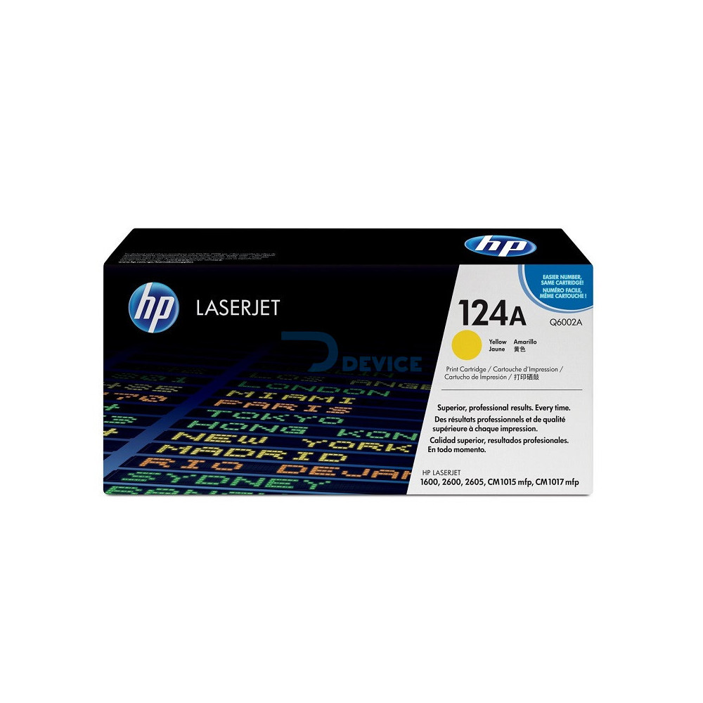 TONER HP Q6002A (124A) AMARILLO TONER HP Q6002A (124A) AMARILLO