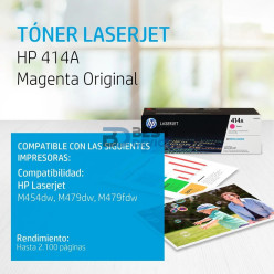 TONER HP W2023A (414A) MAGENTA M479