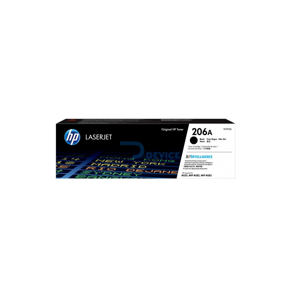 TONER HP W2110A (206A) NEGRO TONER HP W2110A (206A) NEGRO