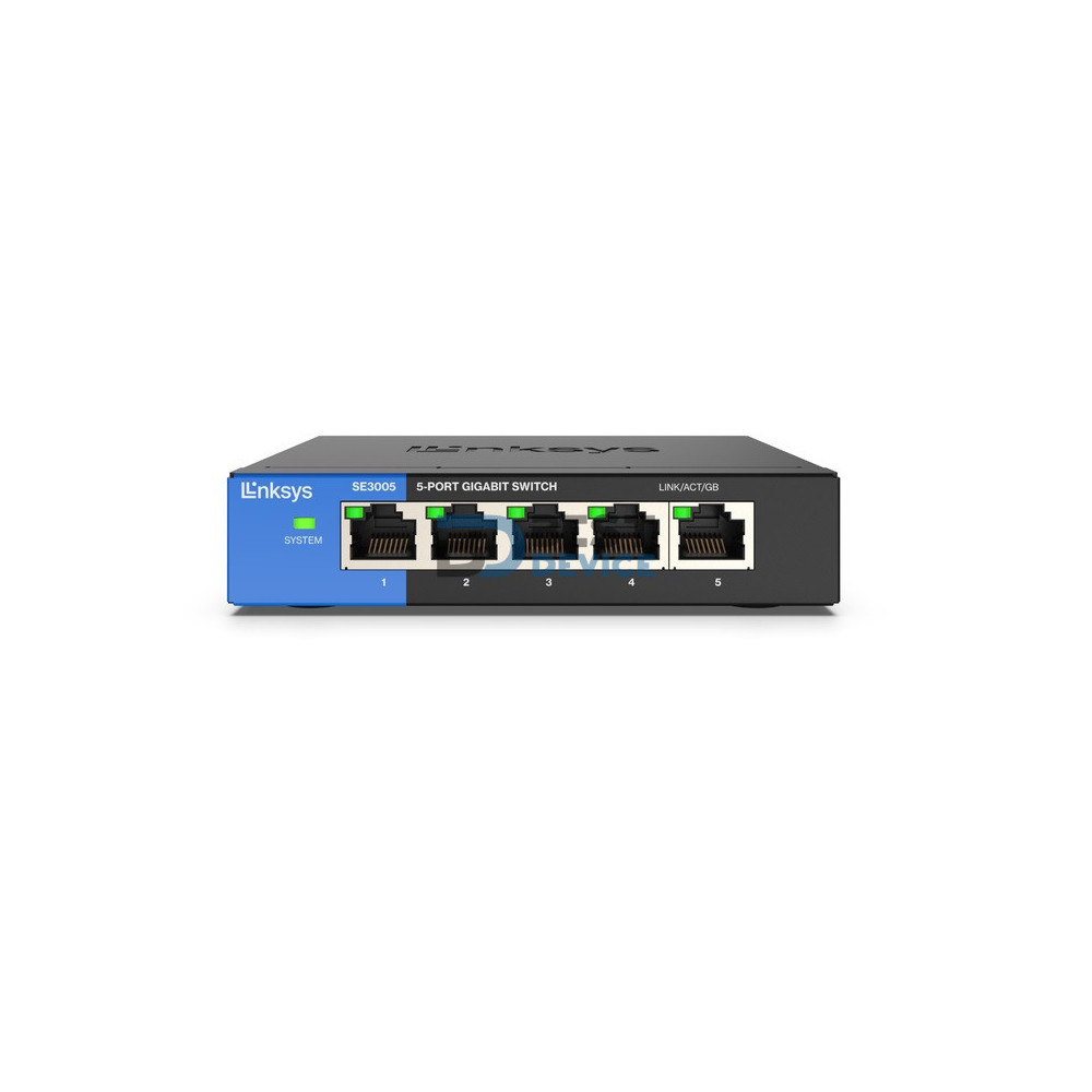 SWITCH LINKSYS SE3005 5-PORT ETHERNET GIGABIT SWITCH LINKSYS SE3005 5-PORT ETHERNET GIGABIT