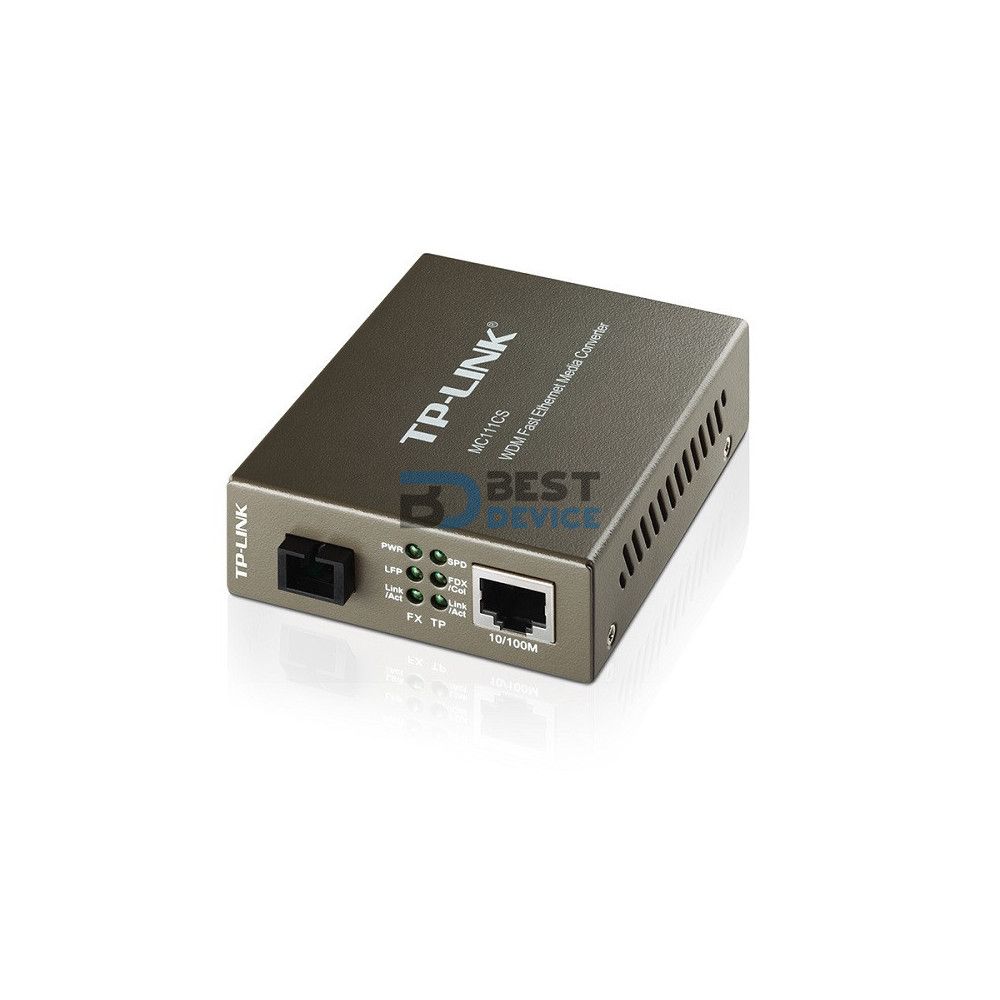 TP-LINK F. MEDIA CONV. MC111CS WDM 10/100MBPS