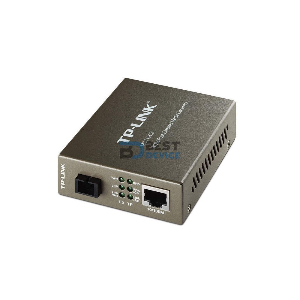 TP-LINK F. MEDIA CONV. MC112CS WDM 10/100MBPS SIN