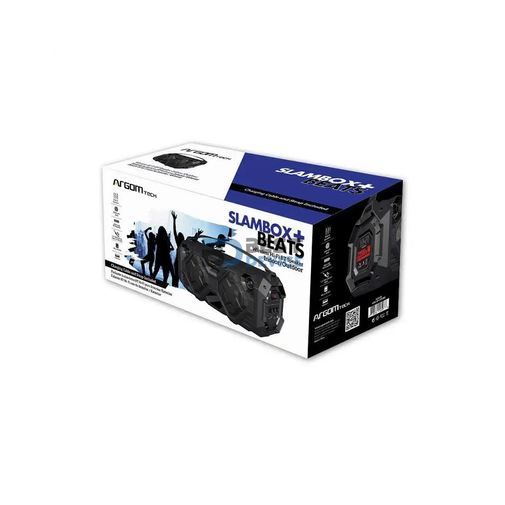 PARLANTE ARGOMTECH ARG-SP-3350BK BT SLAMBOX NEGRO PARLANTE ARGOMTECH ARG-SP-3350BK BT SLAMBOX NEGRO