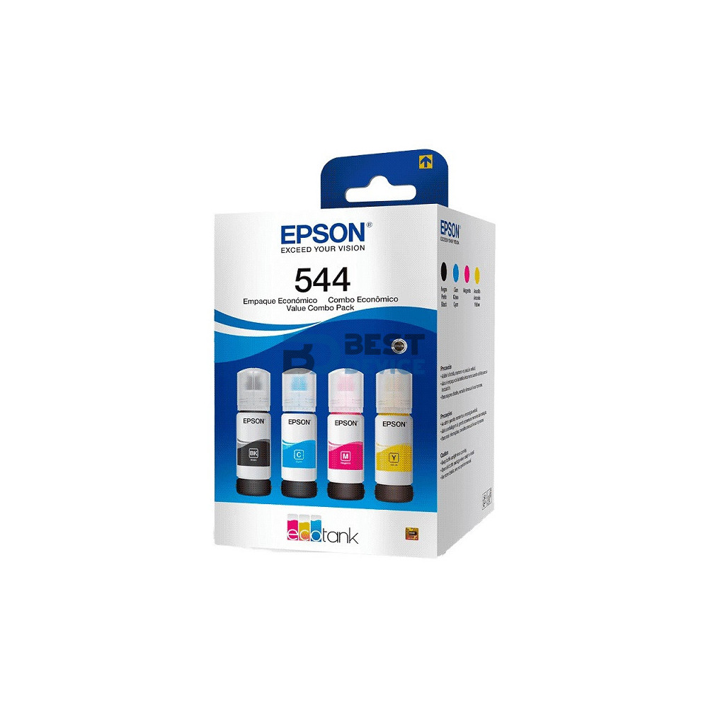 TINTA EPSON T544520-4P PACK NEG/CY/MAG/AMARILLO L3110
