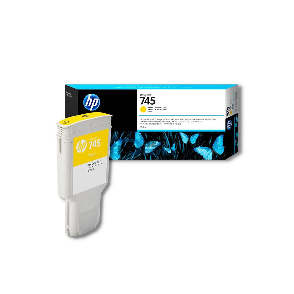 TINTA HP 745 F9K02A YELLOW 300 ML TINTA HP 745 F9K02A YELLOW 300 ML