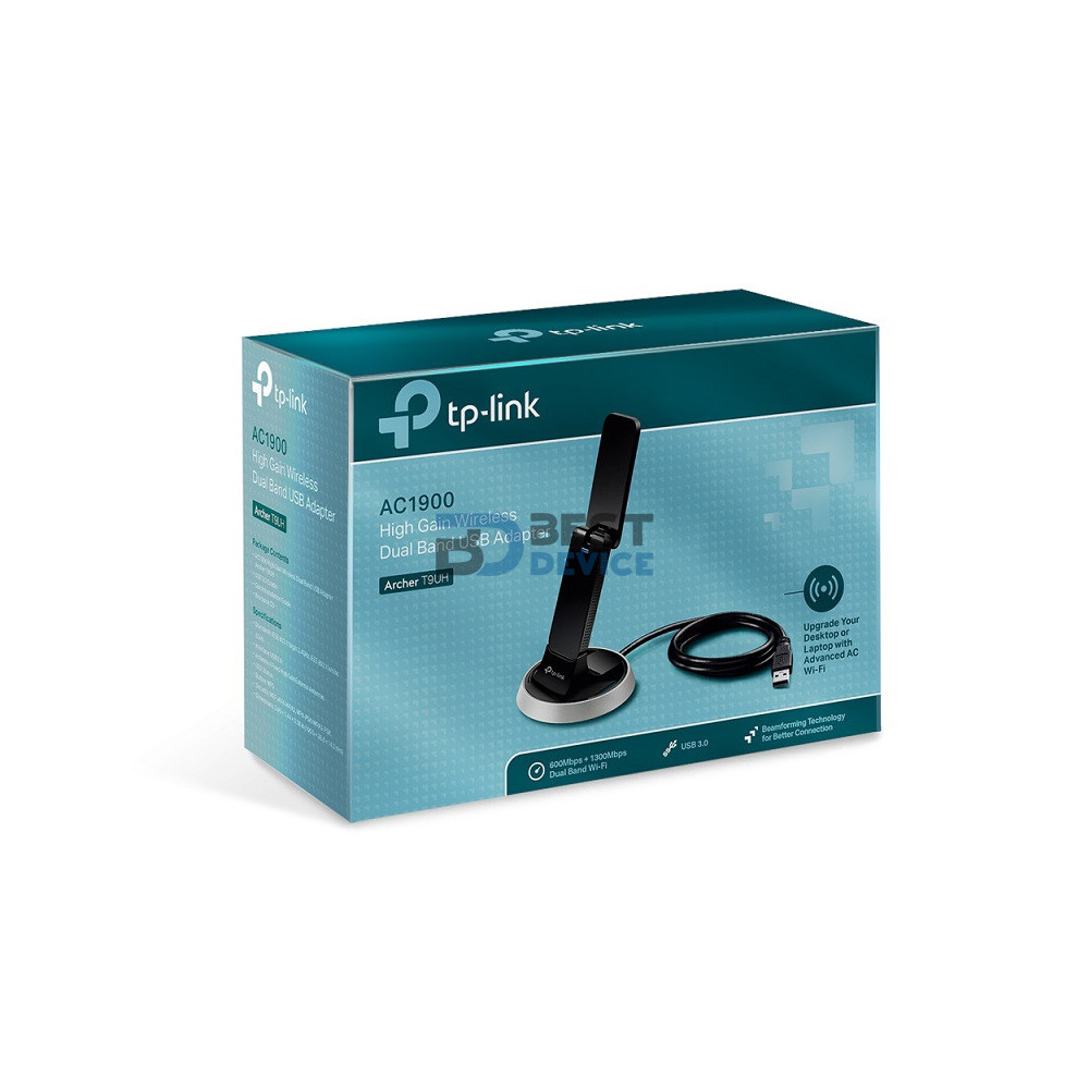 ADAPTADOR TP-LINK W NE USB T9UH AC1900 DUAL BAND ADAPTADOR TP-LINK W NE USB T9UH AC1900 DUAL BAND