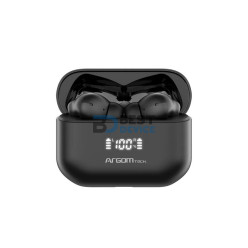AURICULAR ARGOMTECH ARG-HS-5086BK E85 TIPO-C NEGRO/RES AGUA