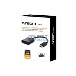 CABLE ADAPTADOR ARGOMTECH ARG-CB-0059 DISPLAY PORT-HDMI