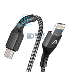 CABLE ARGOMTECH ARG-CB-0024BK LIGHTNING TYPE C 18W 1.8M