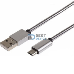 CABLE ARGOMTECH ARG-CB-0026GR MICRO USB TO USB 1M. GRIS
