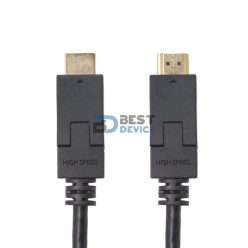 CABLE ARGOMTECH ARG-CB-1910 HDMI A HDMI 180º 1.8M DORADO