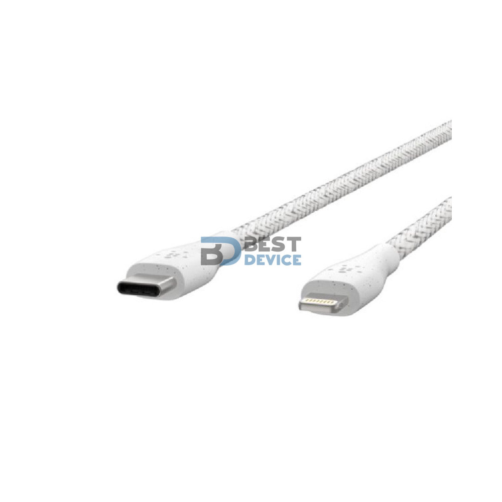 CABLE BELKIN iOS USB-C BOOST CH F8J243BT04-WHT CABLE BELKIN iOS USB-C BOOST CH F8J243BT04-WHT