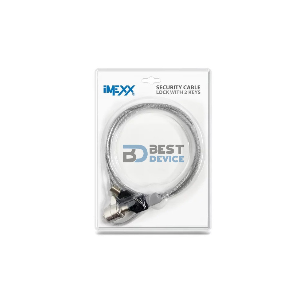 CABLE SEGURIDAD P/NOTEBOOK IMEXX (25419) CABLE SEGURIDAD P/NOTEBOOK IMEXX (25419)