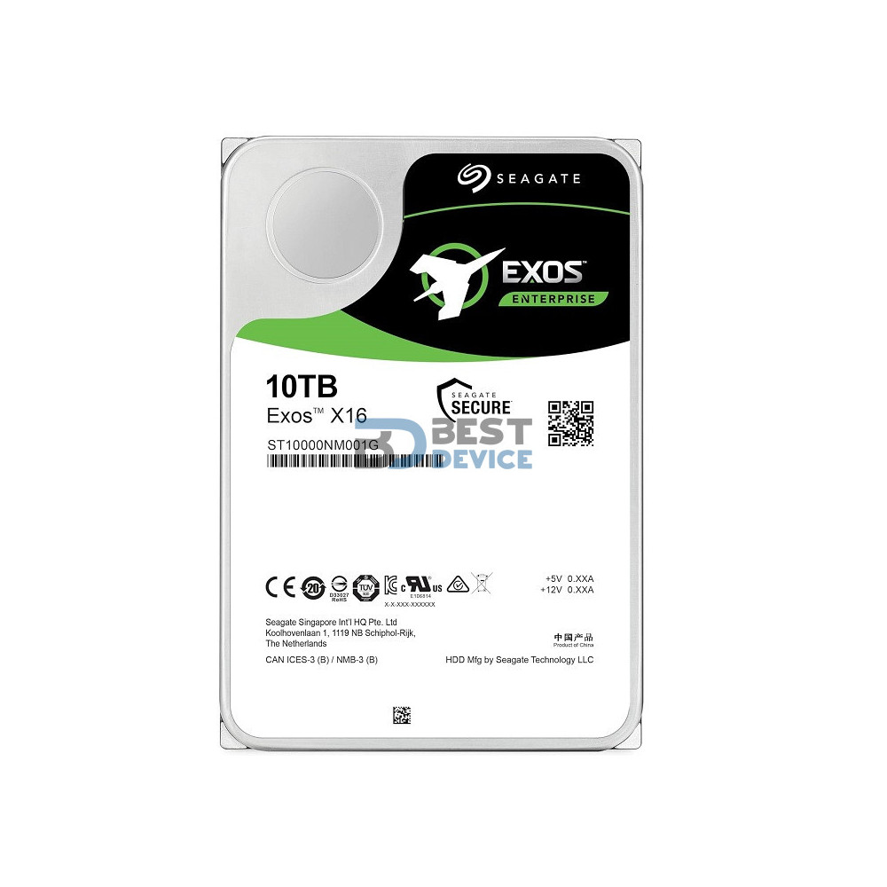 DISCO DURO SEAGATE 10 TB 7200 256MB ENTER EXOS DISCO DURO SEAGATE 10 TB 7200 256MB ENTER EXOS