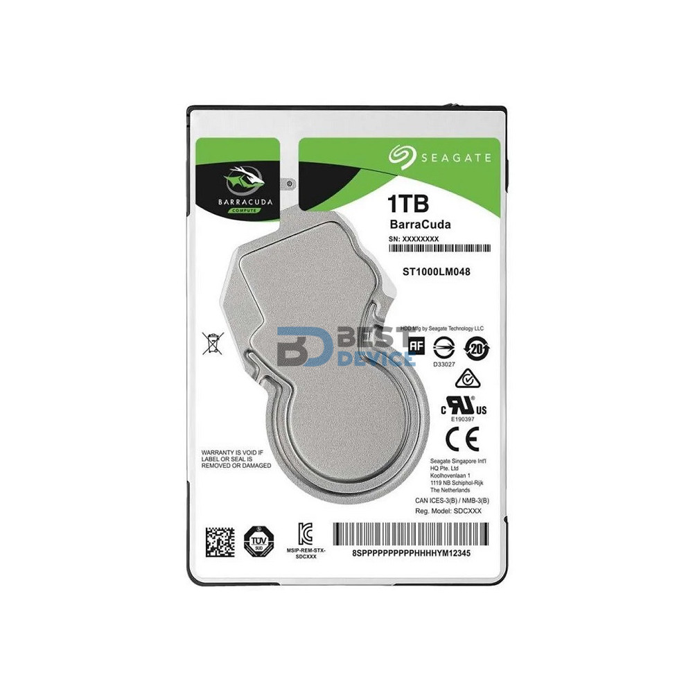 DISCO DURO SEAGATE PARA NOTEBOOK 1 TB 5400 128MB