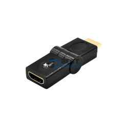 ADAPTADOR XTECH HDMI MACHO A HDMI HEMBRA XTC-347 1080P NEGRO