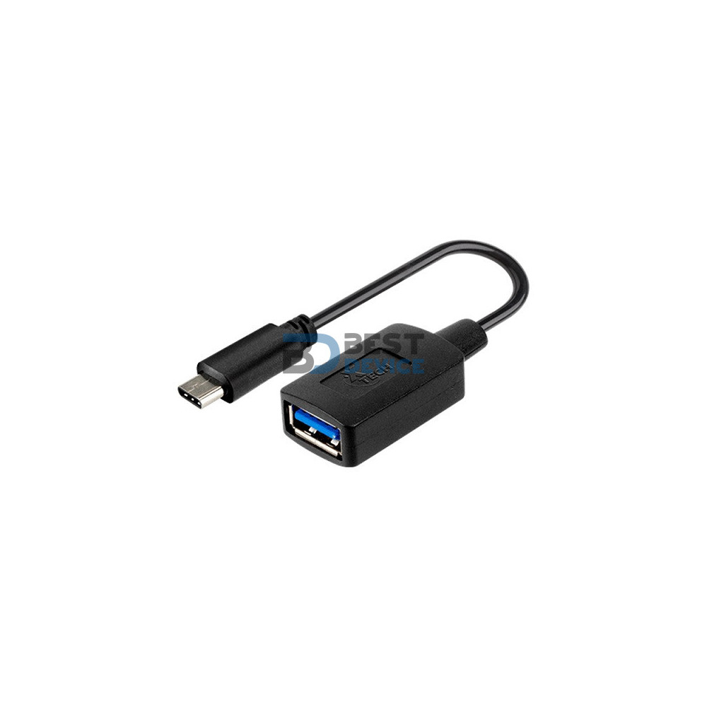 ADAPTADOR XTECH USB C(M)- USB 3.0(H) XTC-515 5GBPS NEGRO