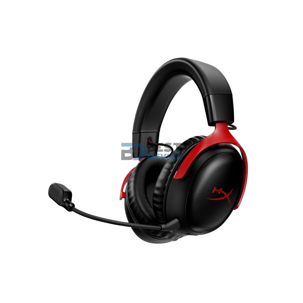 AURICULAR GAMER HYPERX HEADSET CLOUD III 77Z46AA INALAMBRICO MIC/3.5MM/ROJO/NEGRO AURICULAR GAMER HYPERX HEADSET CLOUD III 77Z46AA INALAMBRICO MIC/3.5MM/ROJO/NEGRO
