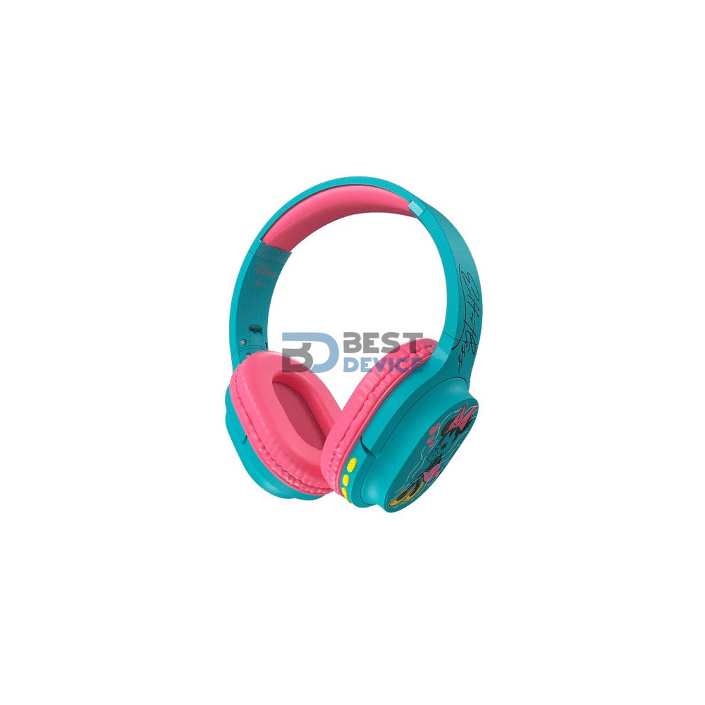 AURICULAR XTECH HEADSET XTH-D660MM MINNIE MOUSE KIDS/BT/MIC/TURQ AURICULAR XTECH HEADSET XTH-D660MM MINNIE MOUSE KIDS/BT/MIC/TURQ