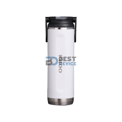 BOTELLA IGLOO 600ML SSTL SPRT SPPER BTL BLANCO C/MANIJA 6P 71084