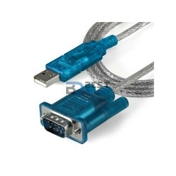 CABLE CONVERTIDOR XTECH USB(M)- SERIAL DB9(M) 3M XTC-319 12MBPS AZUL