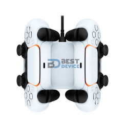 ESTACION DE CARGA DUAL HYPERX PARA CONTROL DE PS5 51P68AA BLANCO