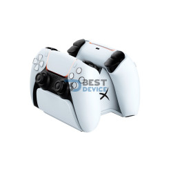 ESTACION DE CARGA DUAL HYPERX PARA CONTROL DE PS5 51P68AA BLANCO