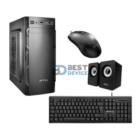 GABINETE KIT FTX FTX3135 500W+ MOUSE+ TECLADO PORTUGUES+ PARLANTE