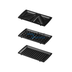 GRILL ELECTRICA ANTIADHERENTE MULTI CE193 3 EN 1 750W 220V