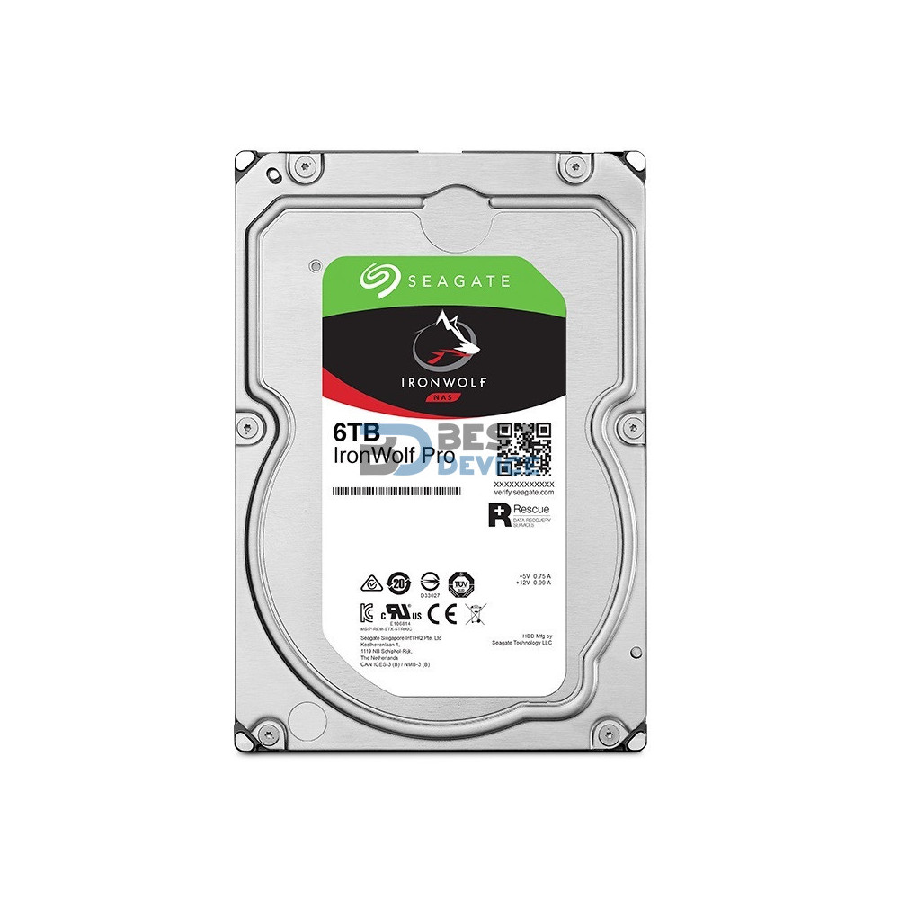 DISCO DURO SEAGATE 6 TB IRONWOLF PRO